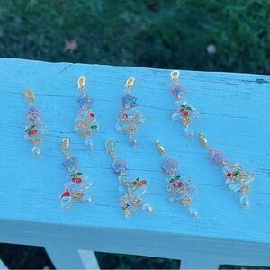 X’mas07 Handmade Freshwater Baroque Pearl Christmas Tree Detachable Pendant